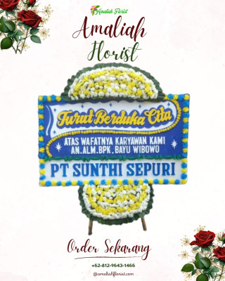 Papan Bunga Duka di Jaya Mukti